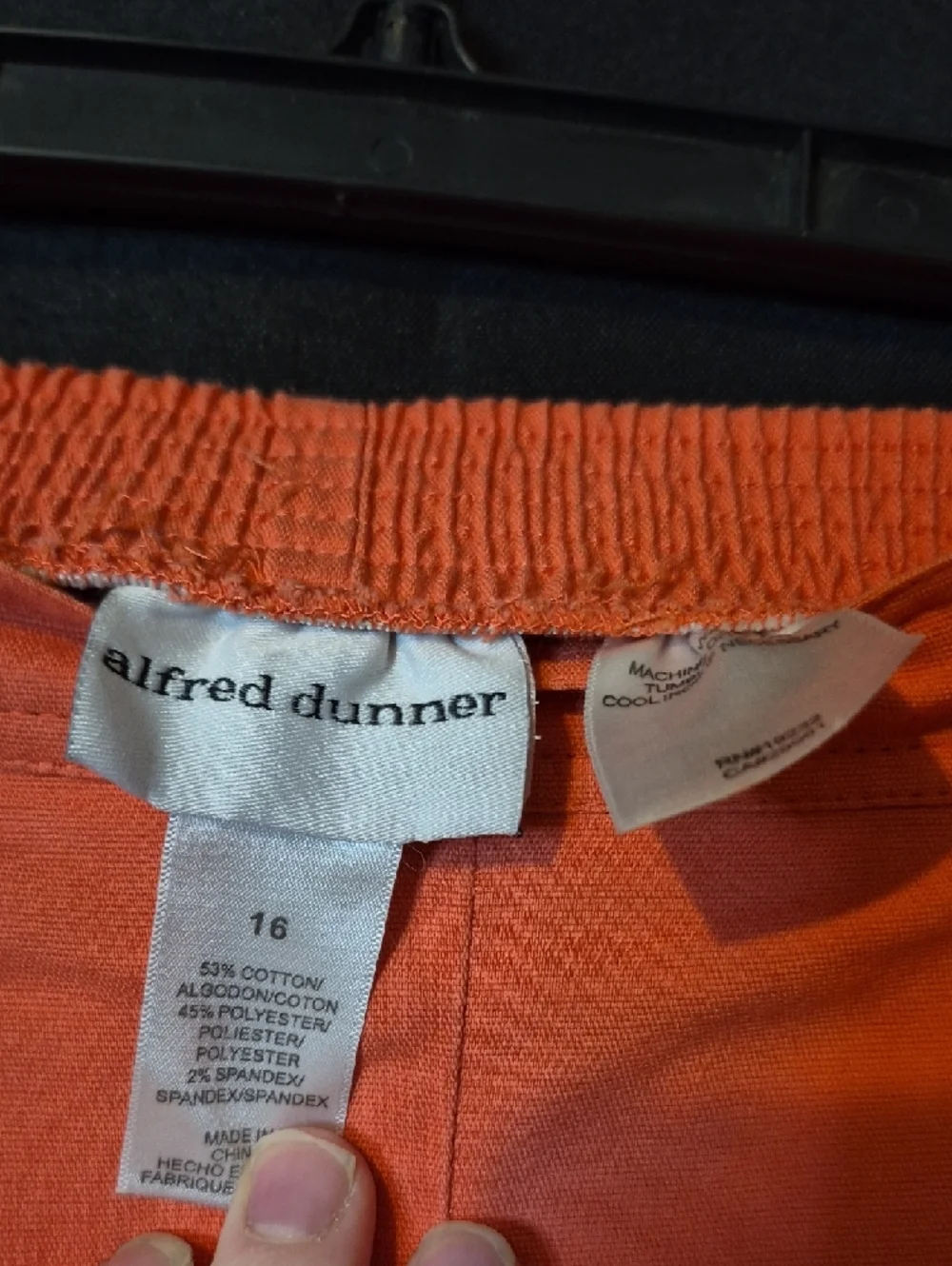 Alfred Dunner Coral Pull-On Straight Trousers